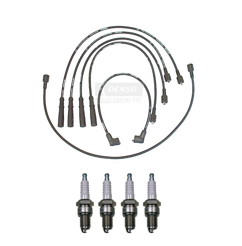 Volvo Ignition Wire Kit (7mm) (4 Pieces) 101000006AF - Denso